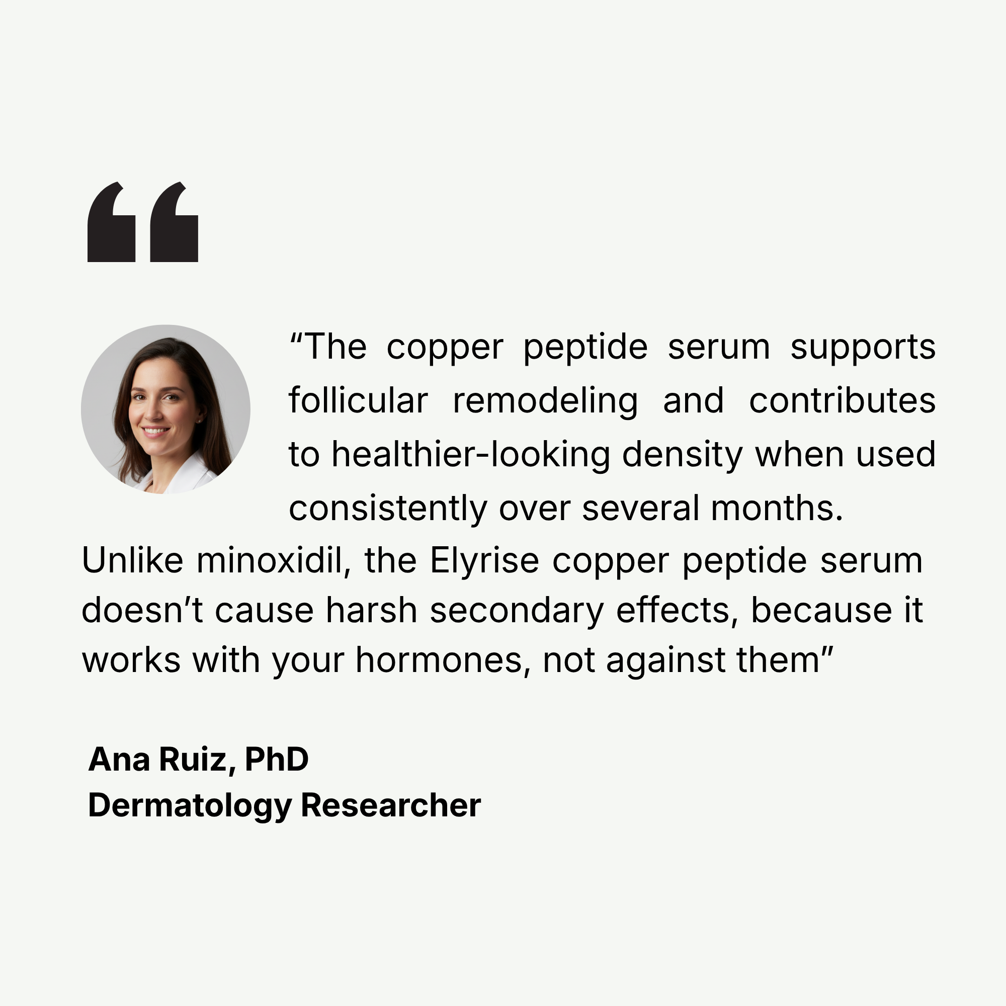 Elyrise Hair Growth Copper Peptide (GHK-Cu) Serum